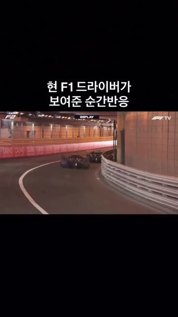 F1 드라이버가 보여준 순간반응