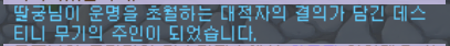 메이플 1차목표 데티해방 완
