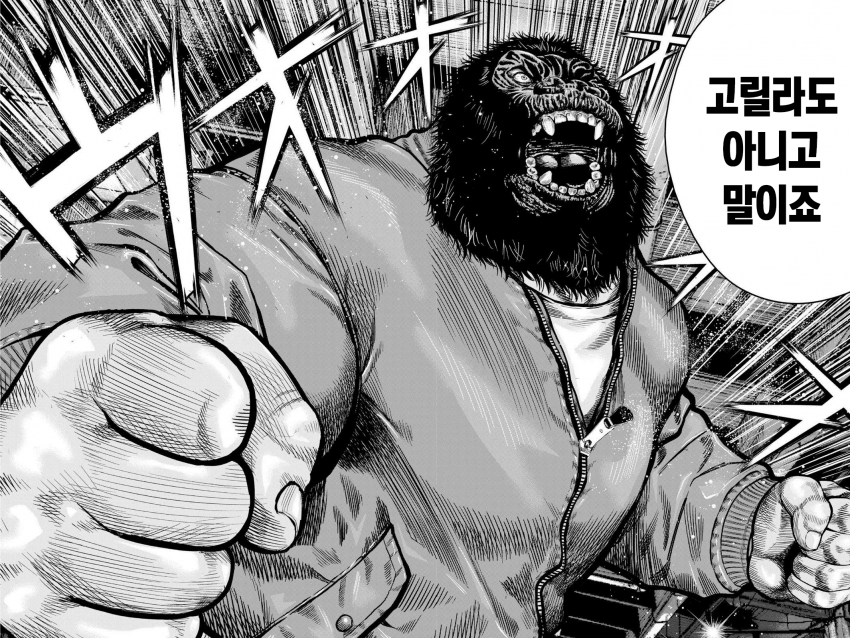 일본만화  고릴라.manhwa