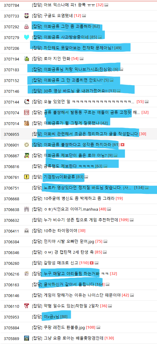 로벤은 게임 커뮤 기능을 잃었음