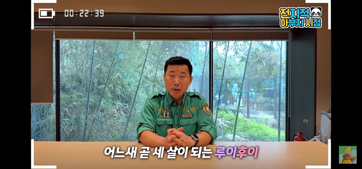 지금 <전지적 아부지 시점>에 뜬 강바오님의 루이후이 향후 소식 공지🐼🐼