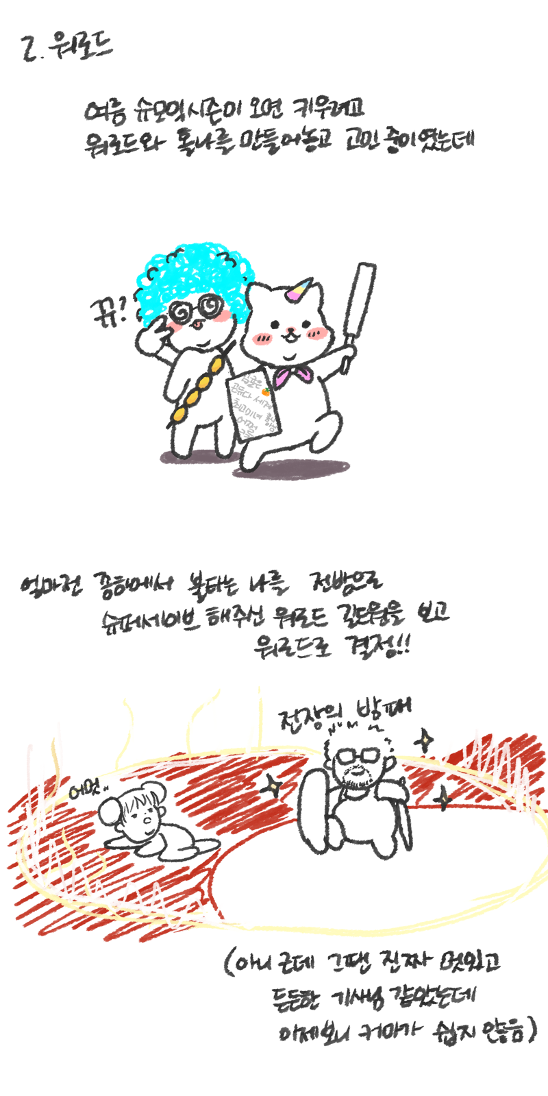 그냥 서폿하는 만화