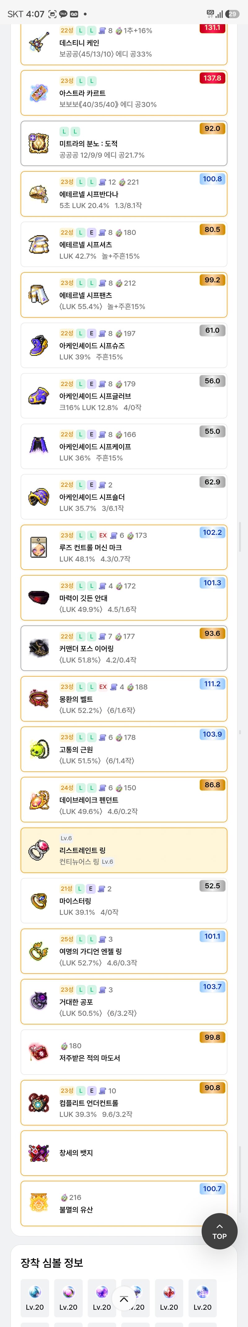 낙인템으로 이득 본 게 없다던 팬텀님