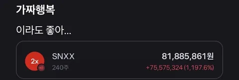 샌디스크2x 액면분할 잠시나마 행복했던 근황