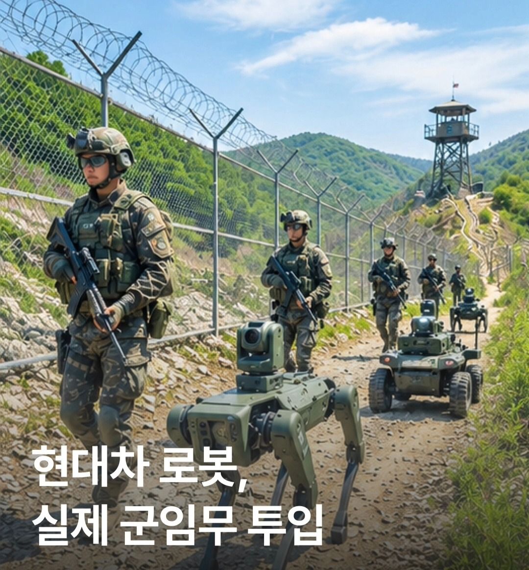 로봇 실제 군임무 투입