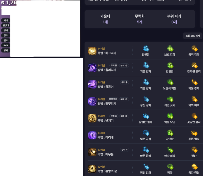 그.. 혹시 서폿님들 공증스킬 14레벨 찍고다니시는거죠..?