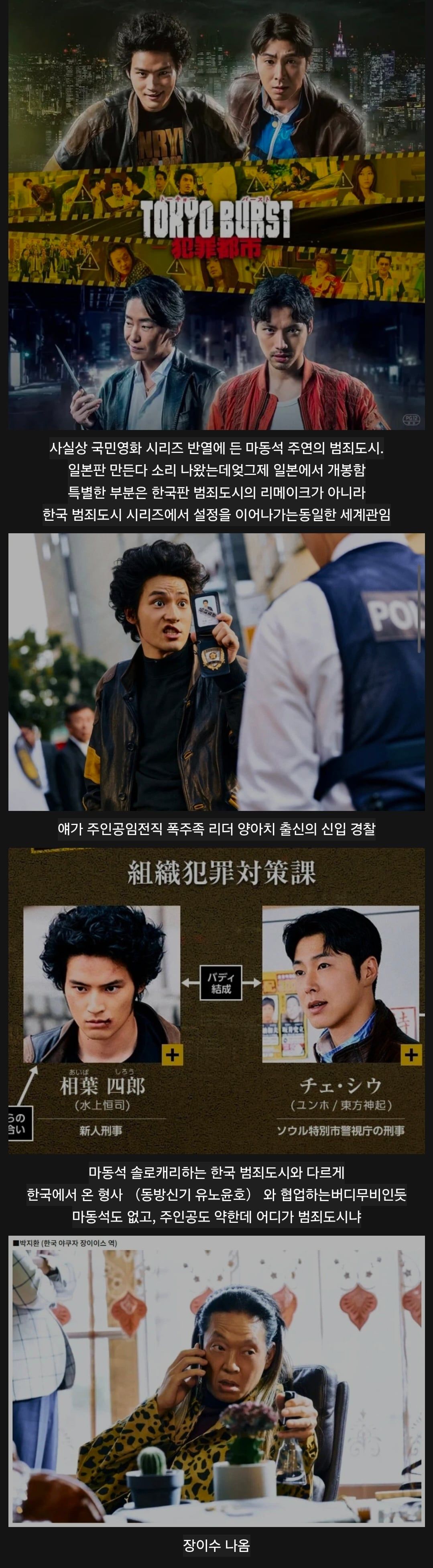 마동석 없이도 원작 느낌 살린 일본판 범죄도시