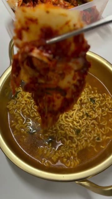 라면에 김치