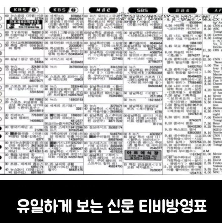 7080년대생 추억소환