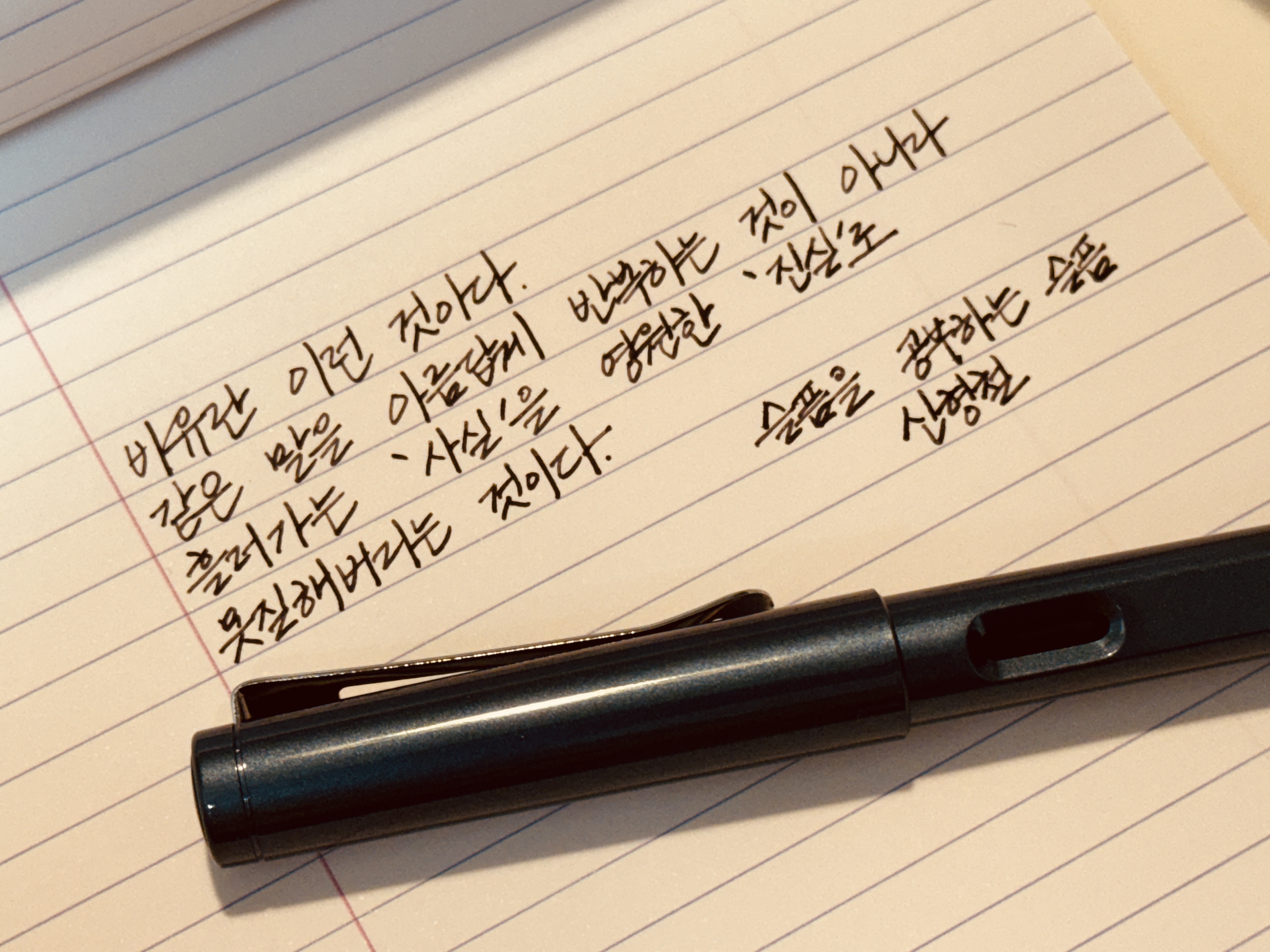 큰맘먹고 만년필 사왔습니다..