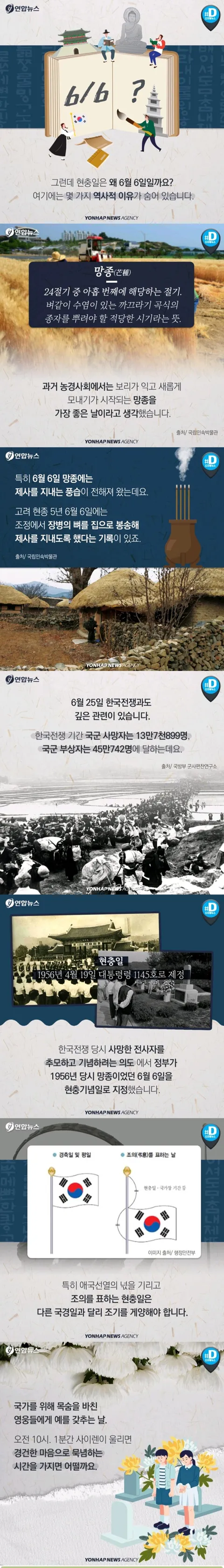 오늘은 제 71회 현충일 입니다.