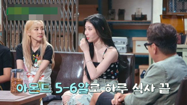 펌] 여돌들 다이어트 기간 하루 식사량