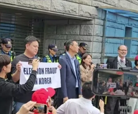 올림픽공원은 결국 극우 부정선거 시위였네요