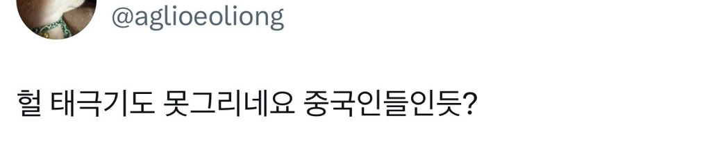 잠실 시위대 태극기그리는 법