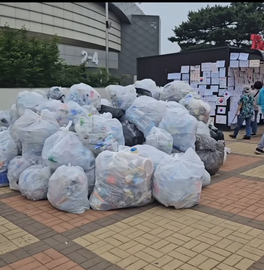 잠실 쓰레기 근황 (n)