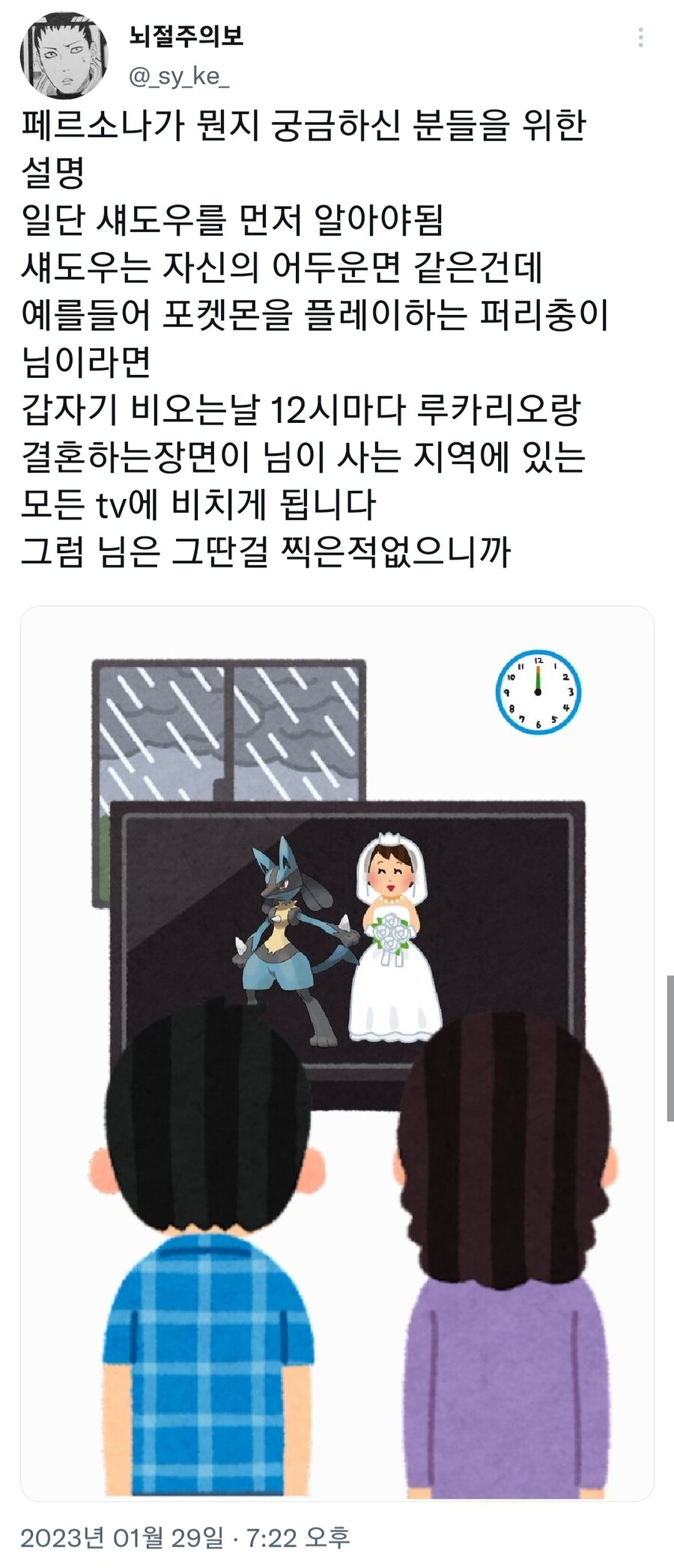 페르소나) 4를 설명하는 글
