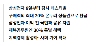 꼼꼼한 삼성전자, 전국민에 성과급 쏜다...