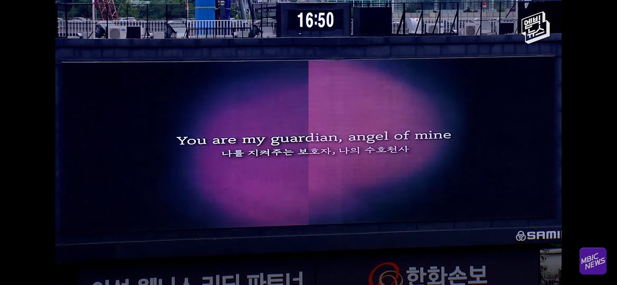 (눈물주의) 야구장 눈물바다로 만든 시구.jpg