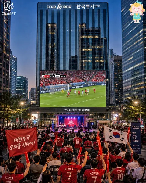 광화문,여의도와 각 지방에서 진행되는 월드컵 거리응원들