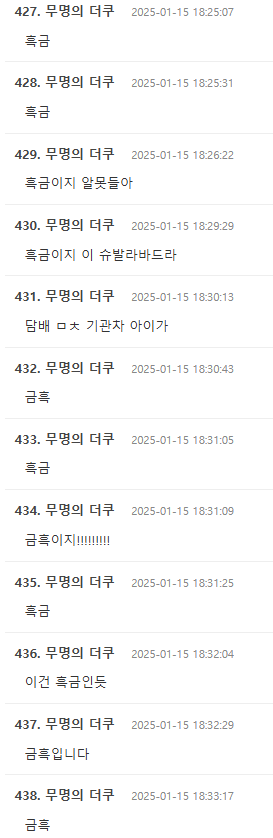 더쿠에 올라온 애니 남캐 글에서 몇 백 플 넘게 일어난 치열한 싸움..................jpg