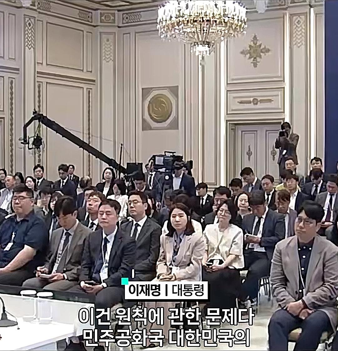 李대통령 송파 시위 청년들 오히려 고마워