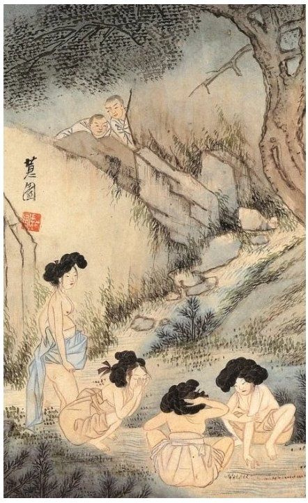 조선의 야한 상상력, 신윤복의 단오풍정.