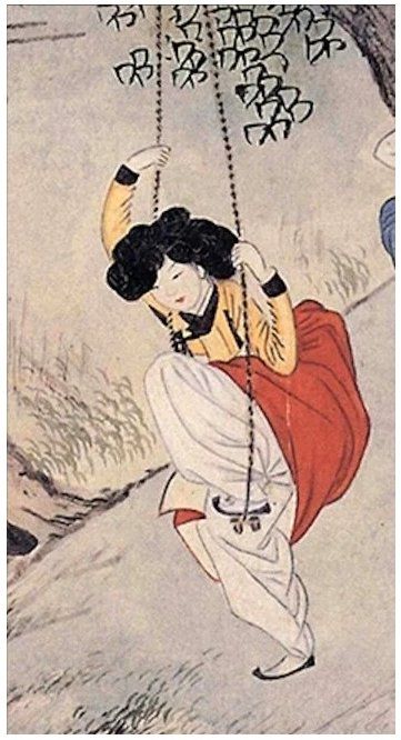 조선의 야한 상상력, 신윤복의 단오풍정.