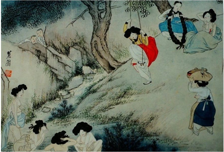 조선의 야한 상상력, 신윤복의 단오풍정.