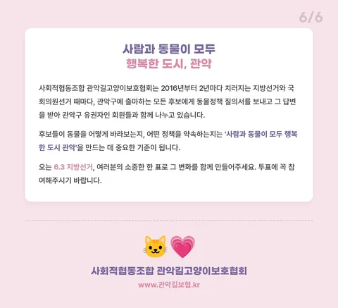 캣맘 표밭은 옛말? 지선에서 보는 변화의 흐름