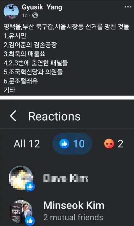김민석은 올림픽공원 시위. 처리도 안하고 그만둔거죠?