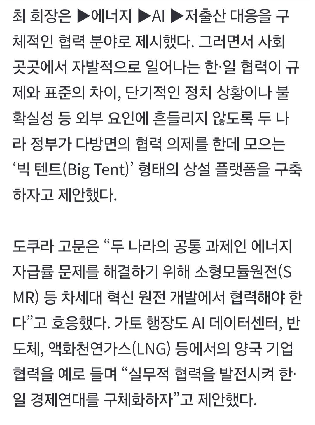 “한·일, AI·반도체 손잡으면…누구도 못 건드린다”
