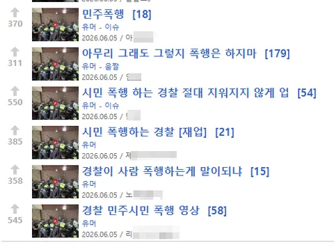 투표함 반출때 경찰이 시민 폭행했다로 선동하던거 날조였나보군요.