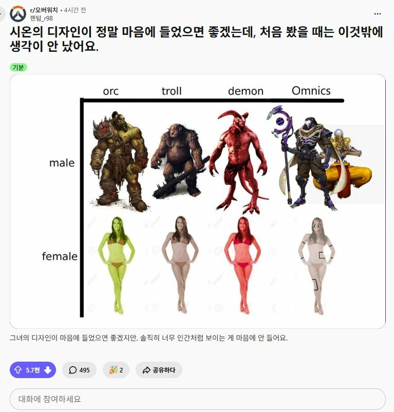 해외 시온 디자인으로 또 시끄럽네