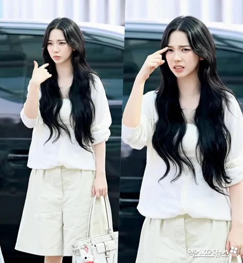 멕시코로 월드컵 응원 가는 에스파 와 권은비