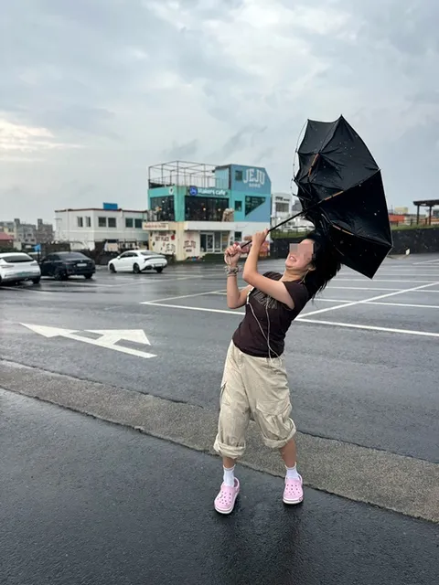 작년 제주 여행 중 성산일출봉