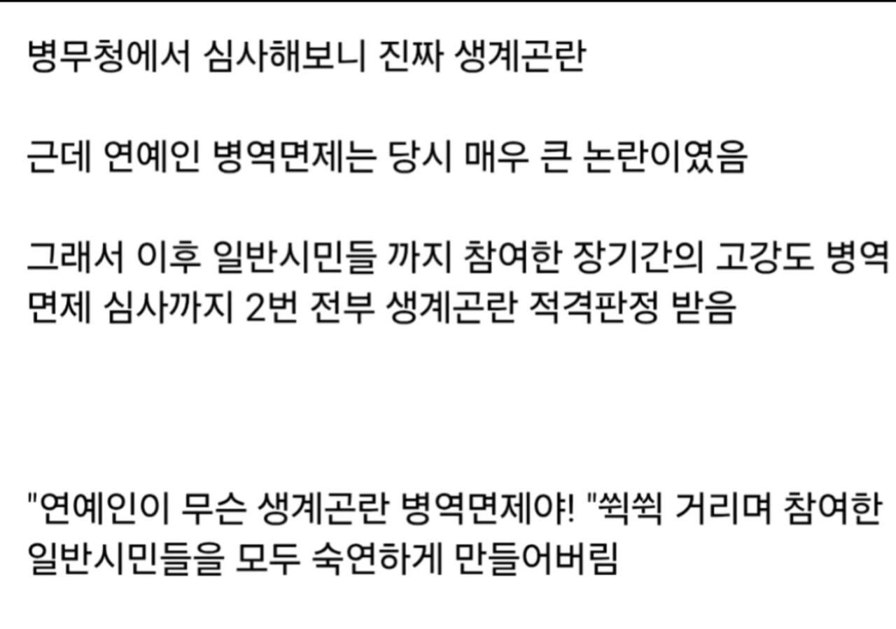 김무열 병역논란