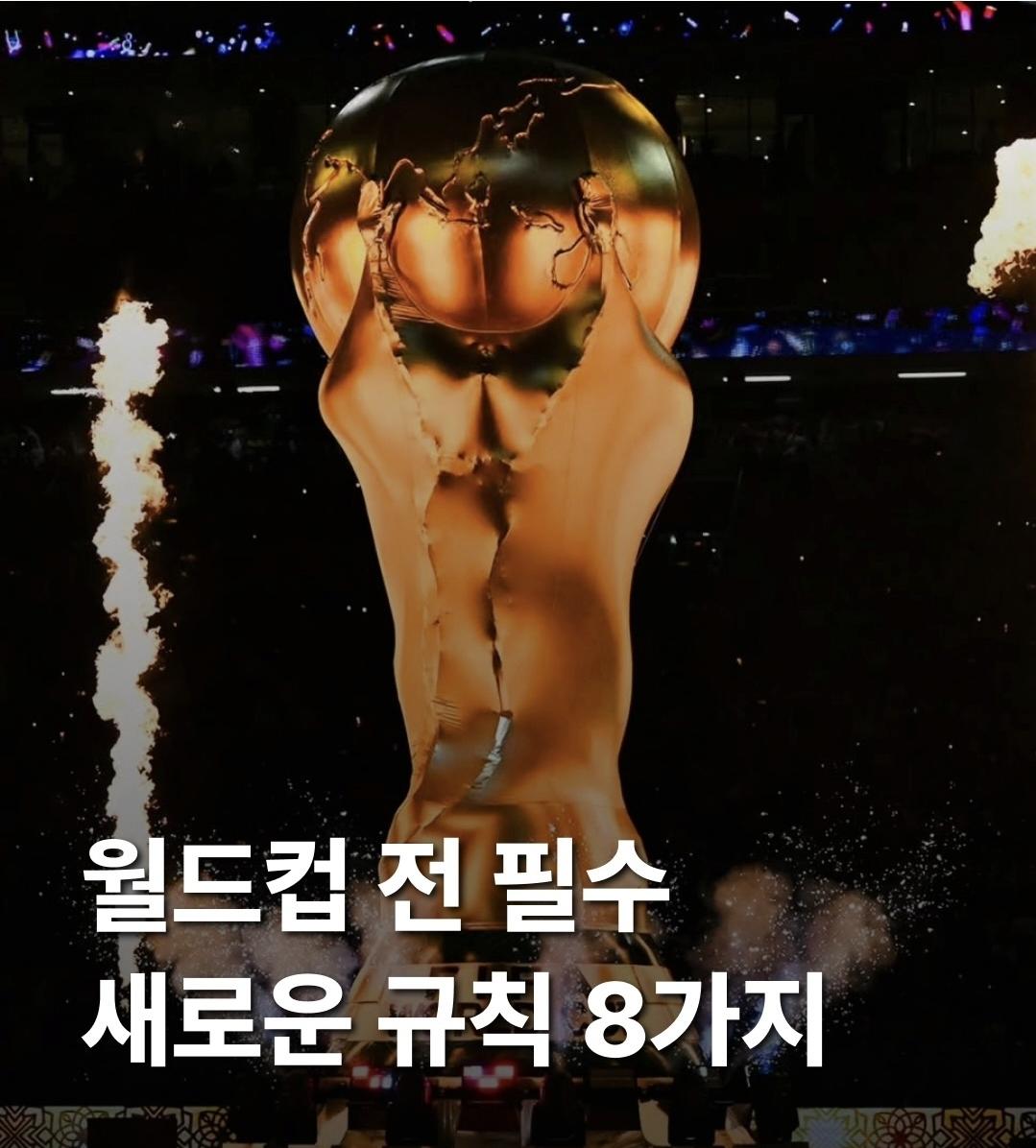 월드컵 전 필수 새로운 규칙 8가지
