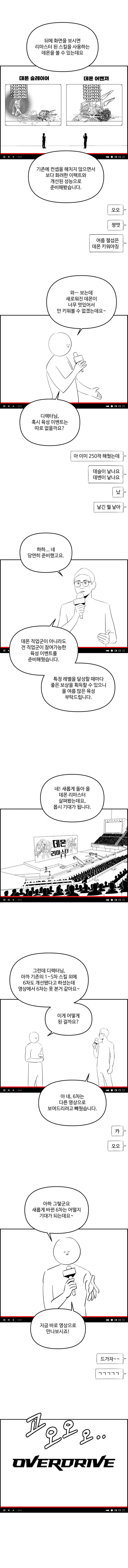 미리보는 오버드라이브 쇼케이스.manhwa