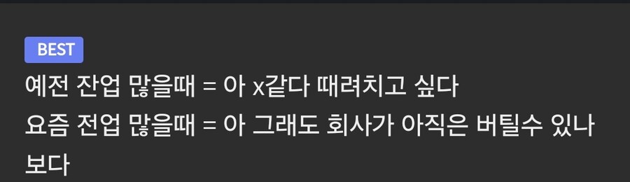 요즘 잔업 인식 근황 .jpg
