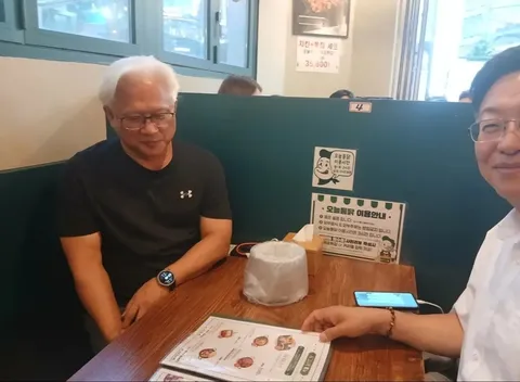 젠슨황 닮은꼴 한국아저씨