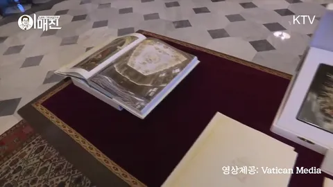 이재명 대통령, 레오 14세 교황 면담 영상 사진 자료