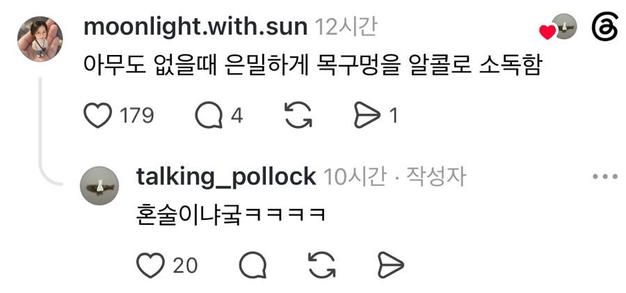 자기 취미생활 불법적으로 말하기