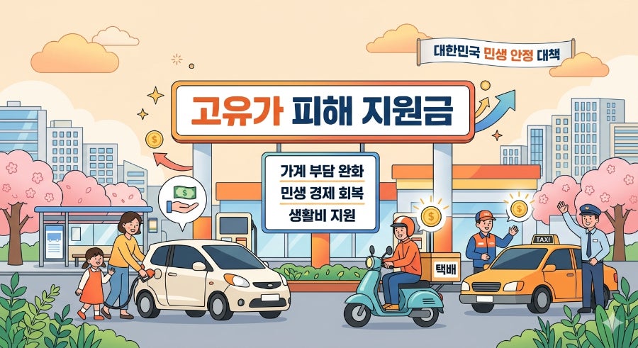 고유가피해지원금 현재 이렇게 5가지로 나뉨