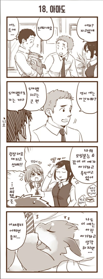 회사 앞에서 드래곤을 주웠습니다 1~30.manhwa