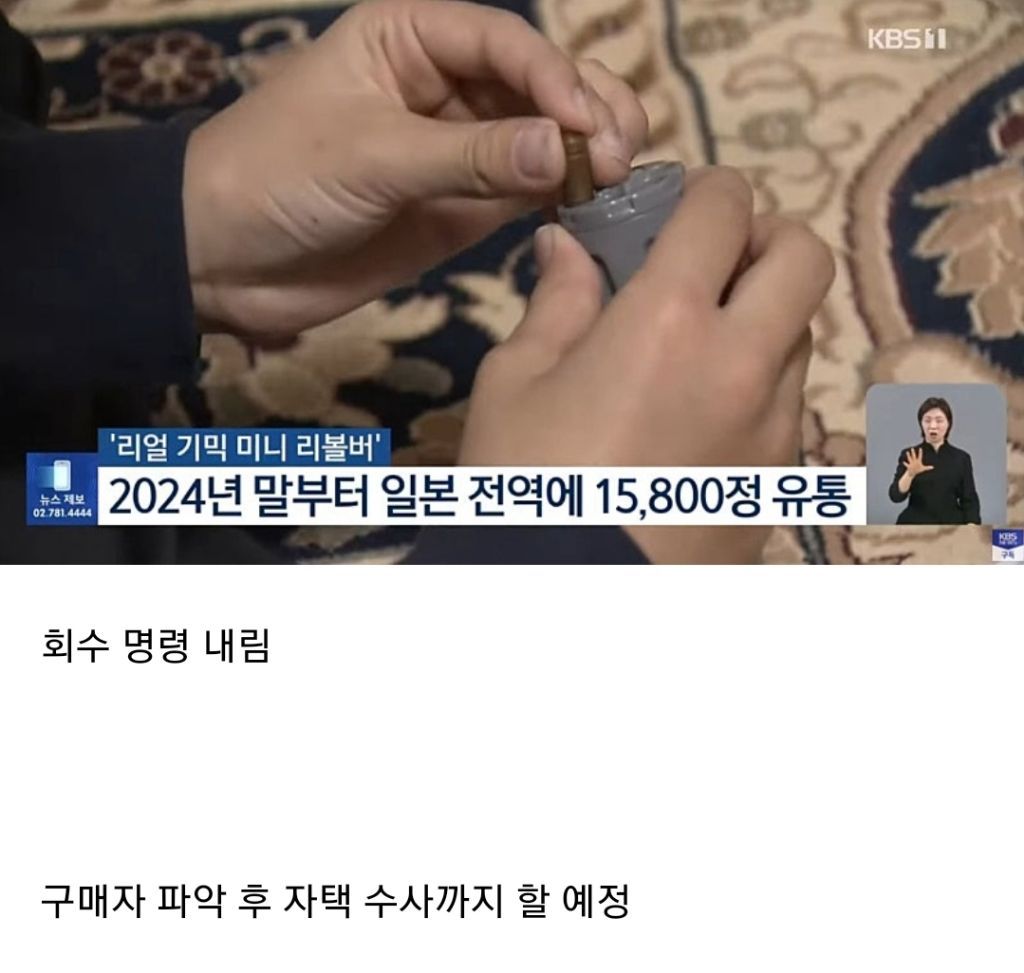 일본의 장난감 권총