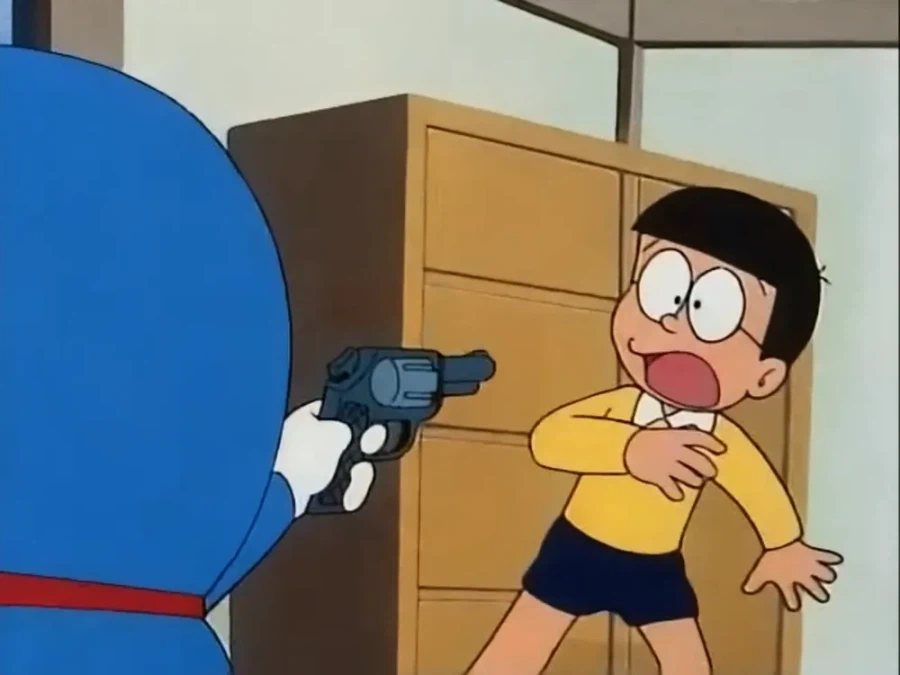 "진구야! 도라미가 네 소설을 보고 울잖아!!"