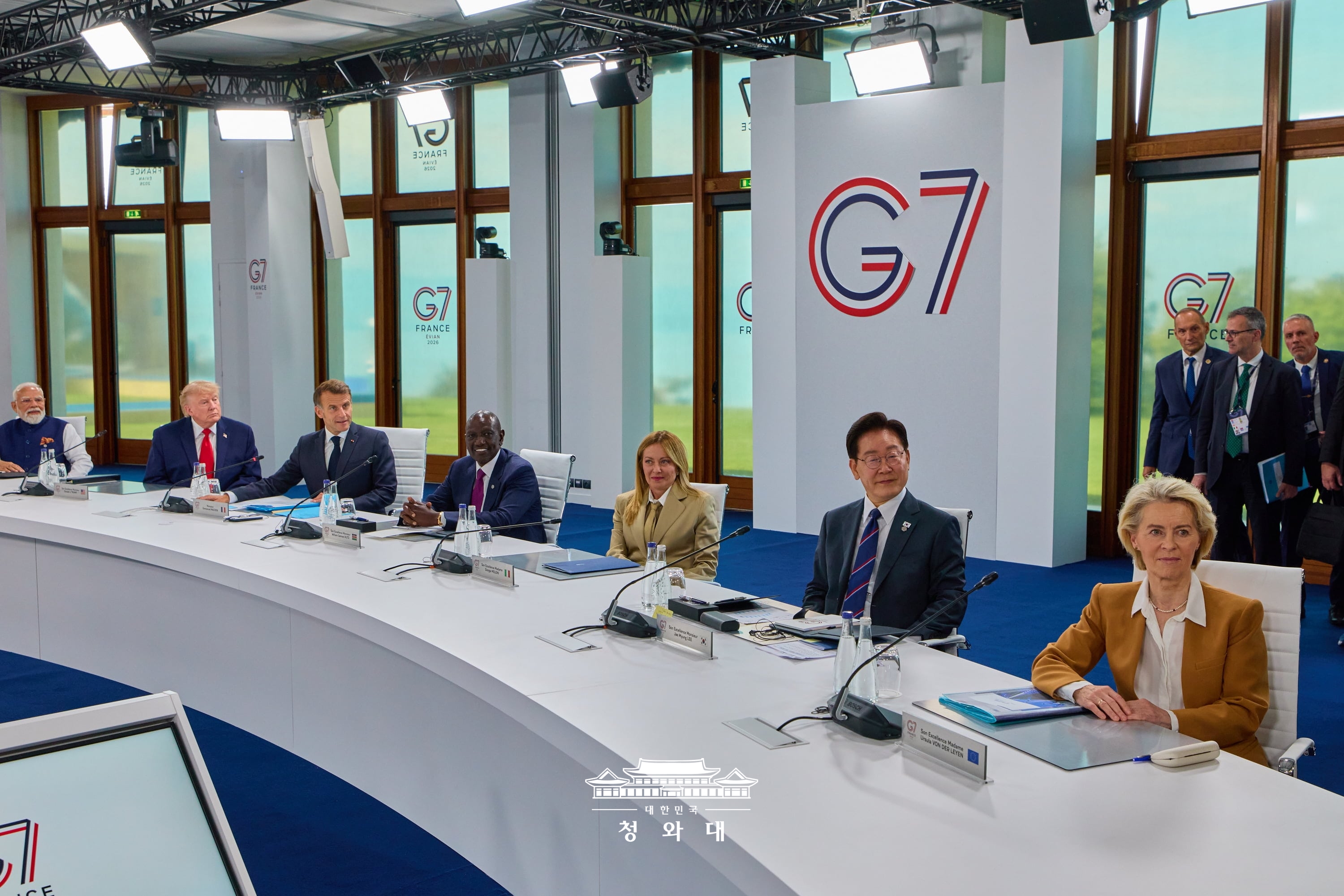 G7에서 인싸력 발휘한 이재명 대통령