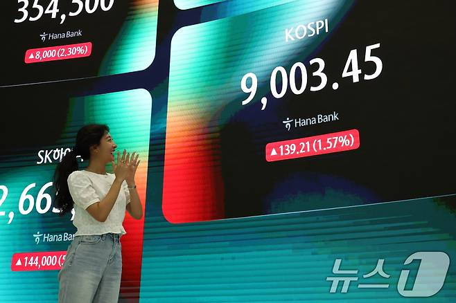 코스피 9,000 붕괴