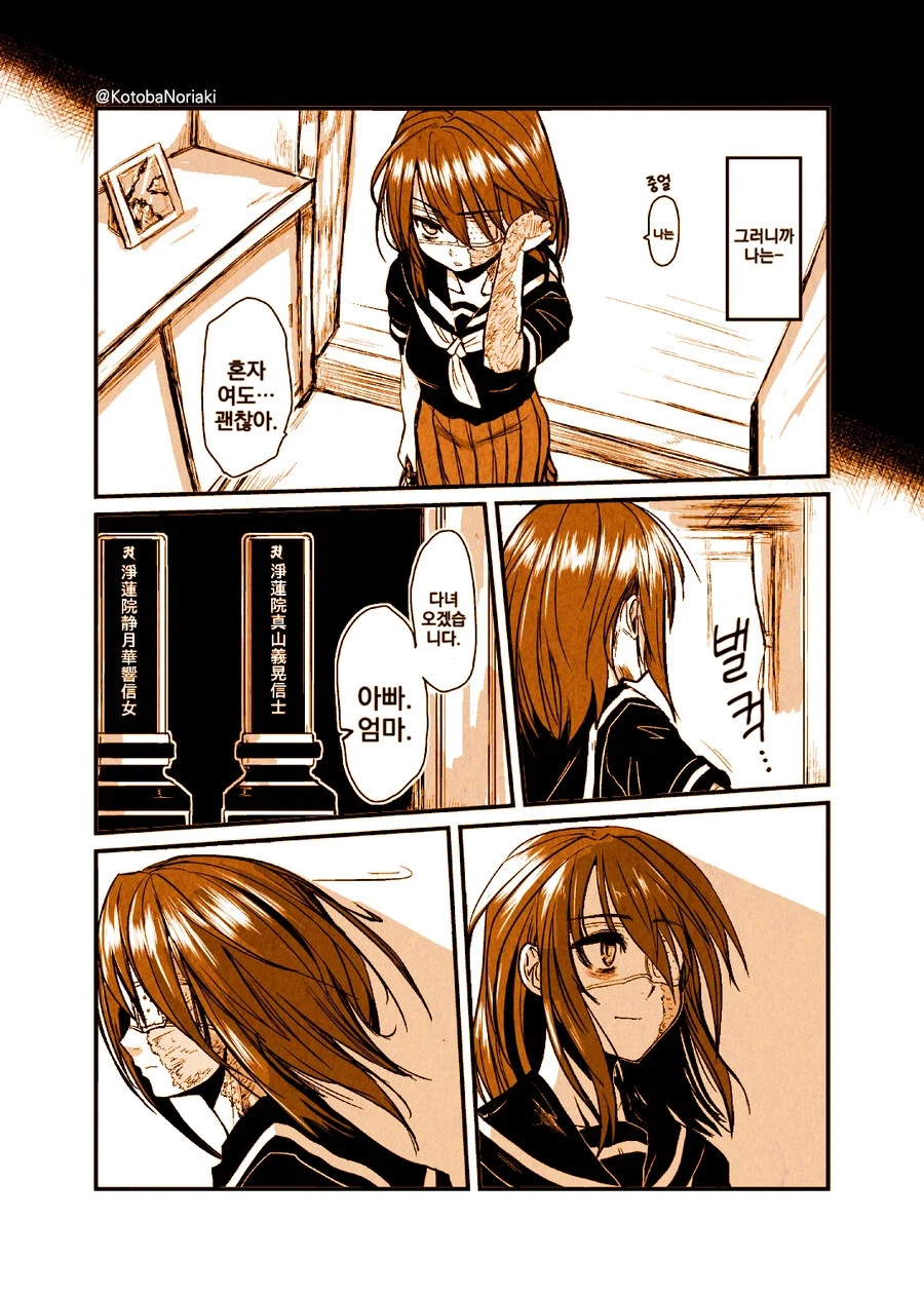 어떤 화상 소녀의 이야기.manhwa