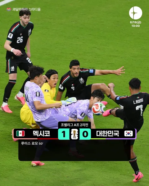월드컵 A조 2차전 대한민국 vs 멕시코 경기 총평